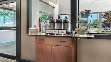 Free daily buffet breakfast