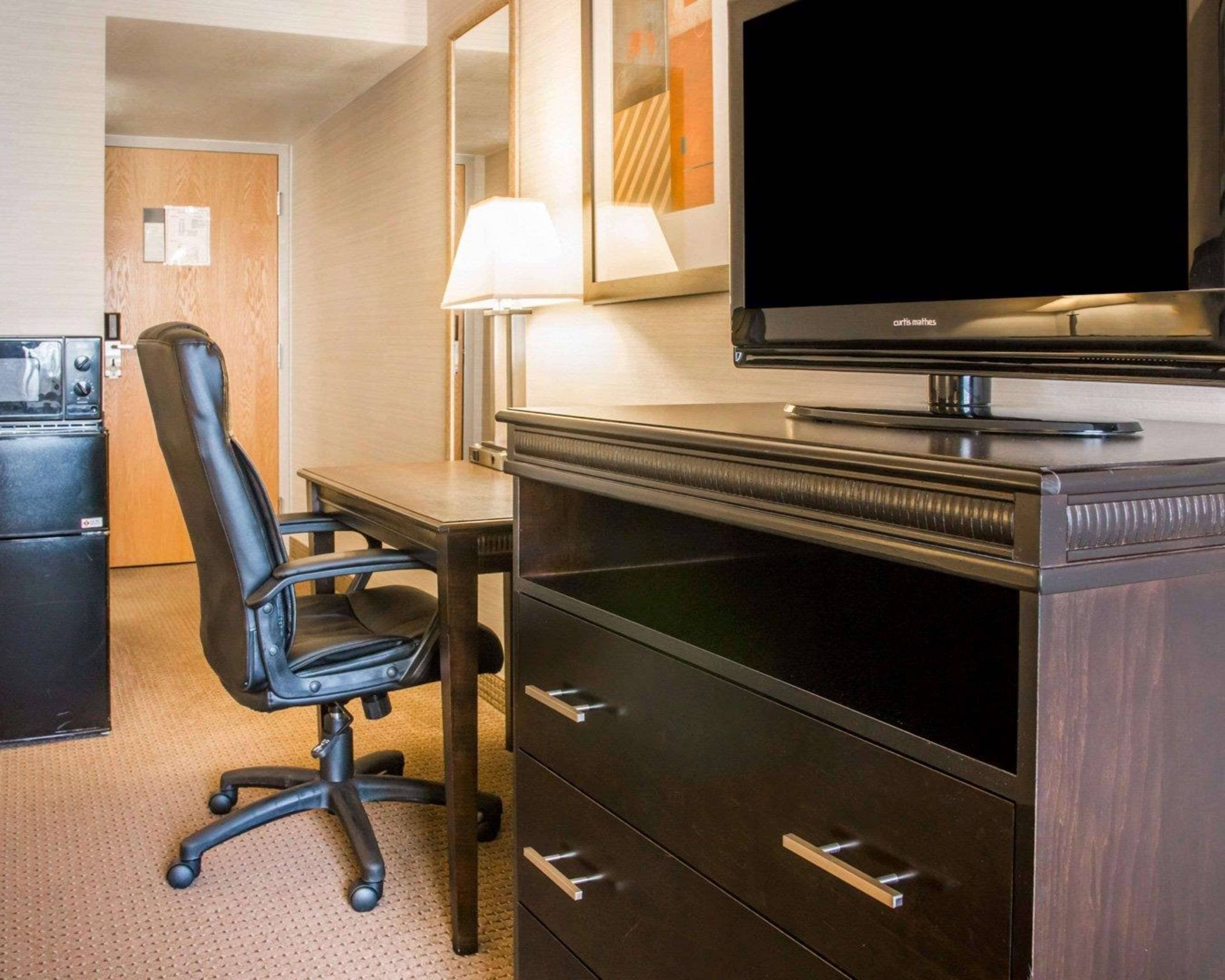 in-room safe, desk, blackout curtains, iron/ironing board