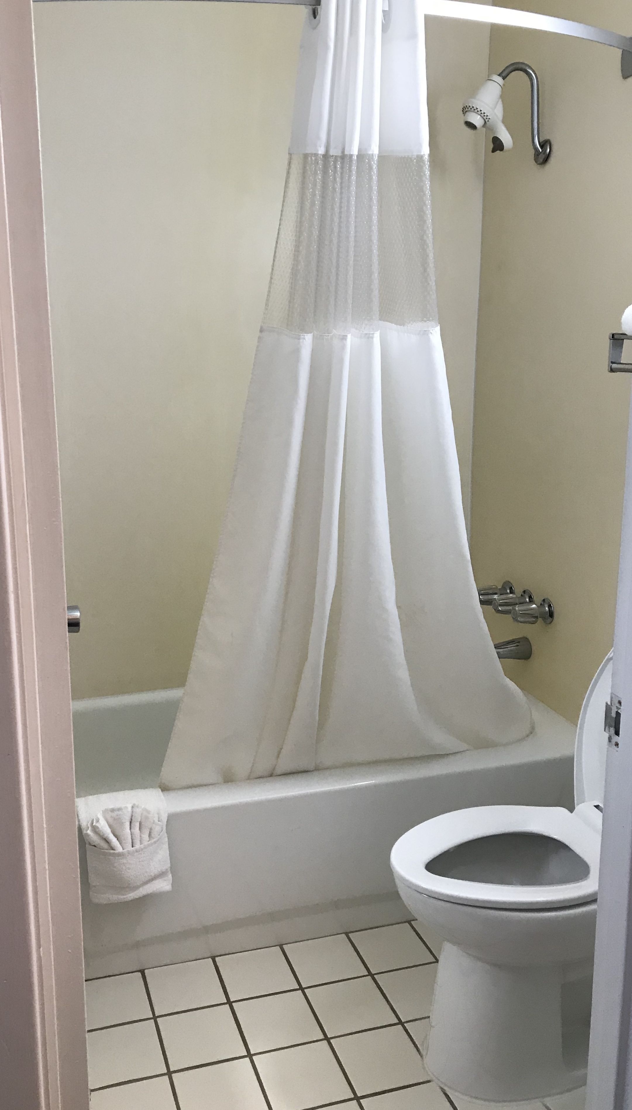 standard room, 1 queen bed | bathroom shower