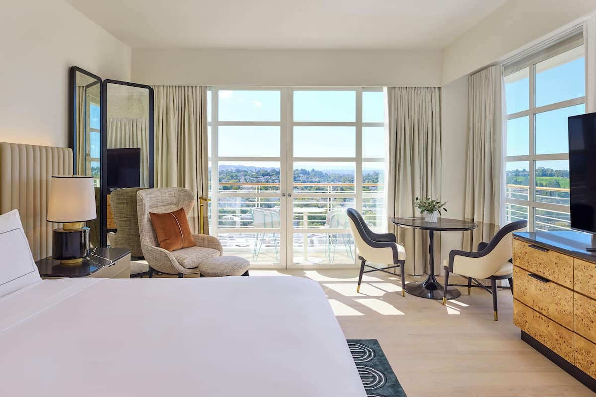 Premium bedding, down comforters, pillowtop beds, minibar