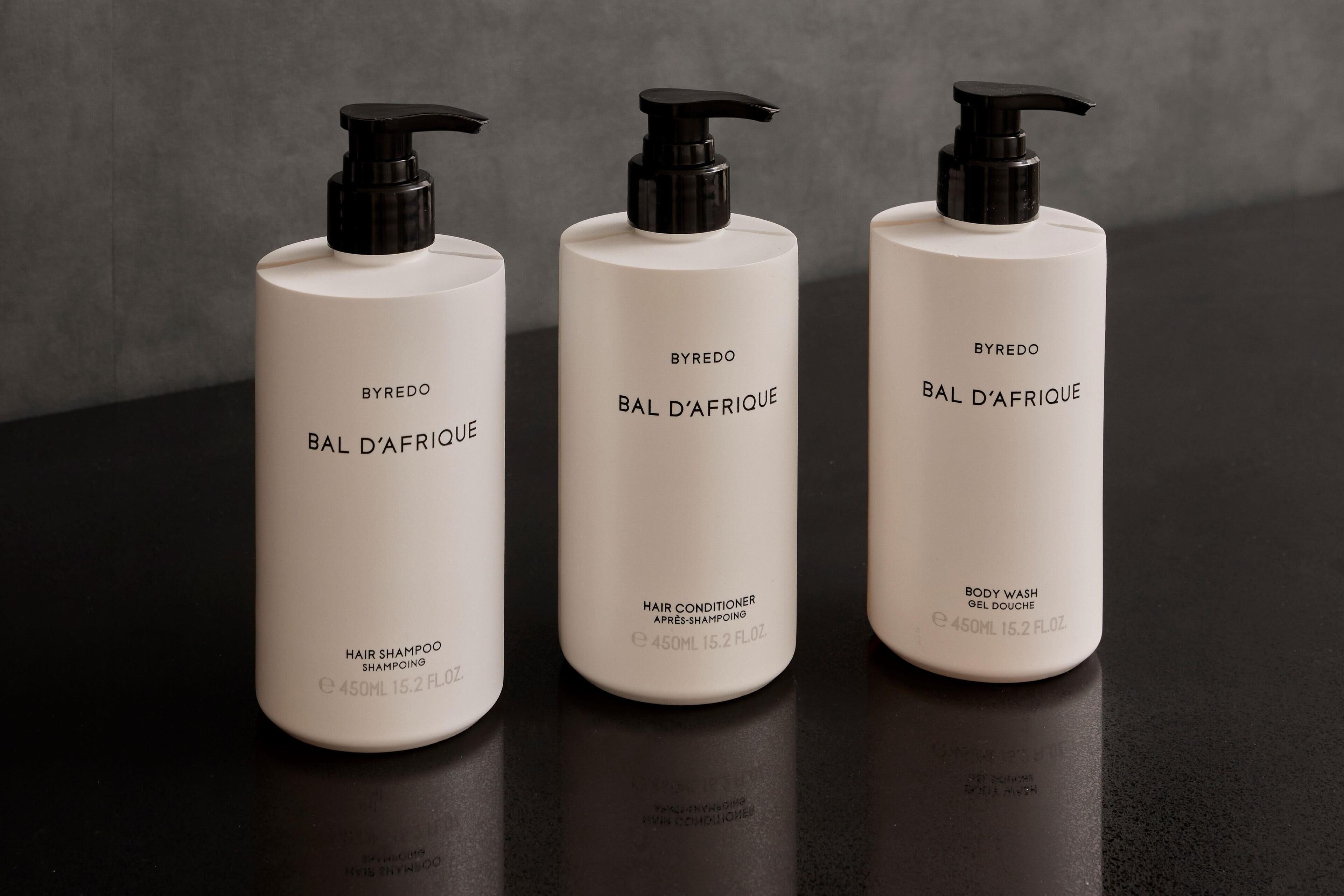 Eco-friendly toiletries, hair dryer, bathrobes, slippers