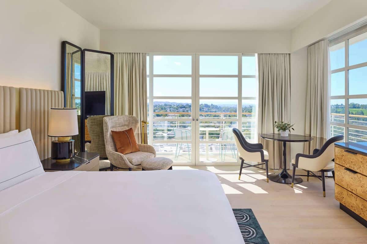 Premium bedding, down comforters, pillowtop beds, minibar