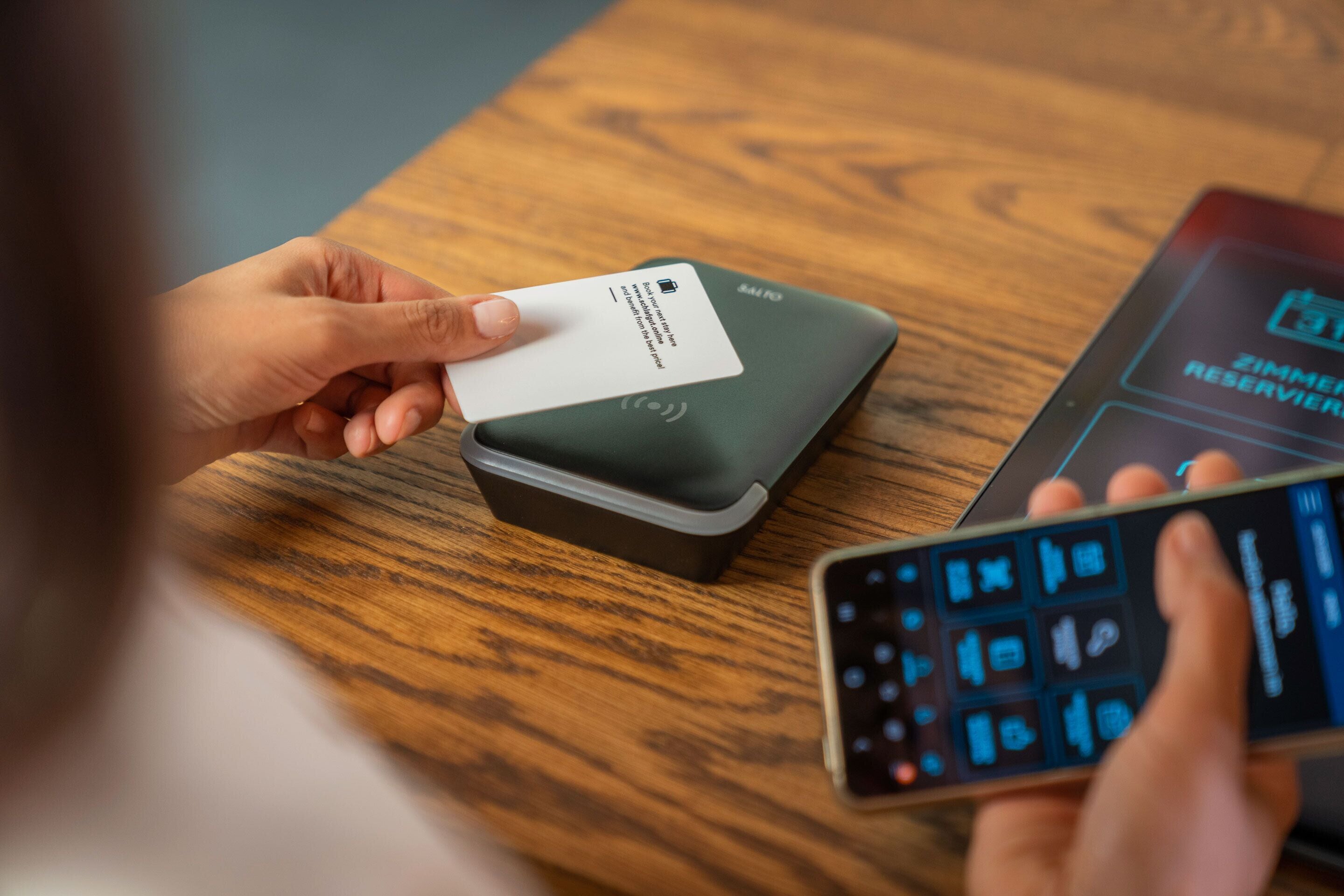 check-in/check-out kiosk