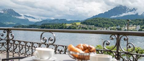 Superior Double or Twin Room, Balcony, Lake View | View from room