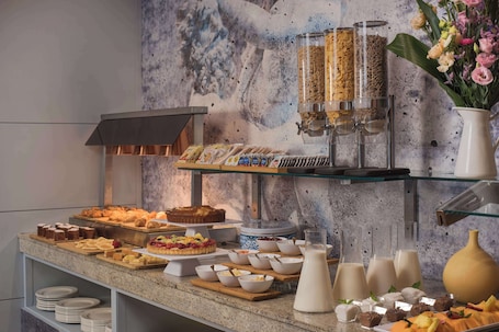 Daily buffet breakfast for a fee