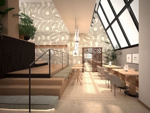 Lobby sitting area - Futur Mercure Paris Boulogne Pont de Saint-Cloud – Janvier 2026 (Boulogne-Billancourt)