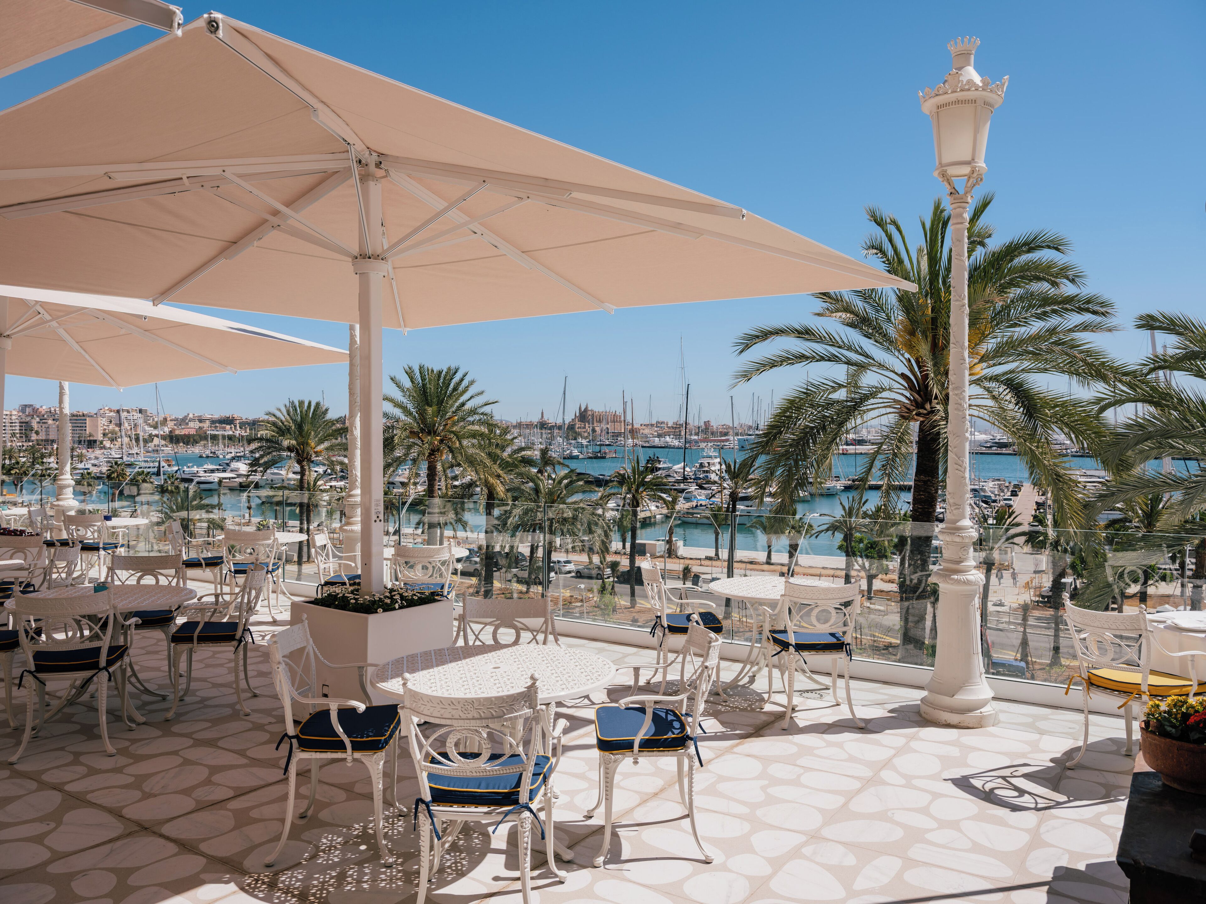 dinner served, mediterranean cuisine, sea views