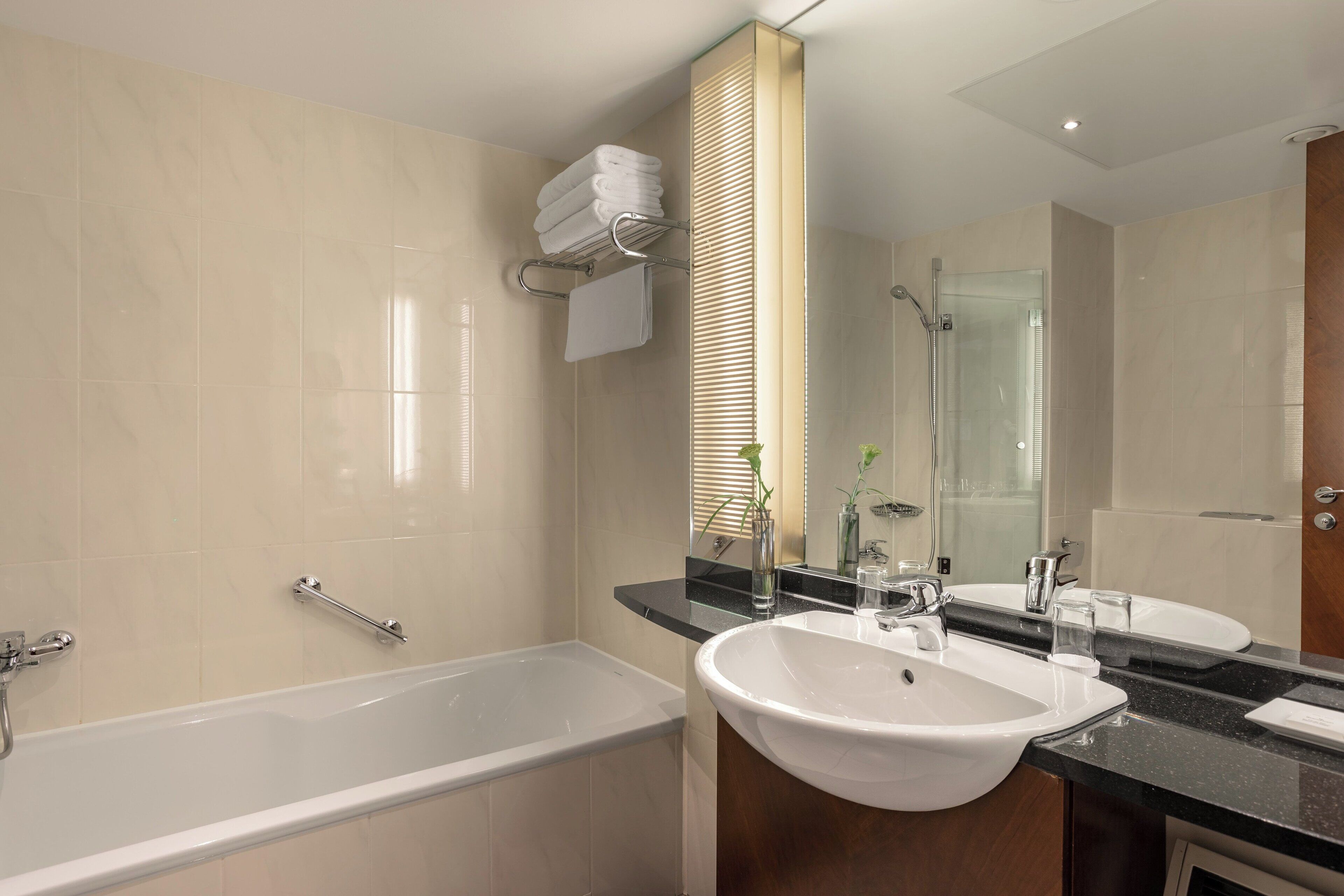 free toiletries, hair dryer, bathrobes, slippers