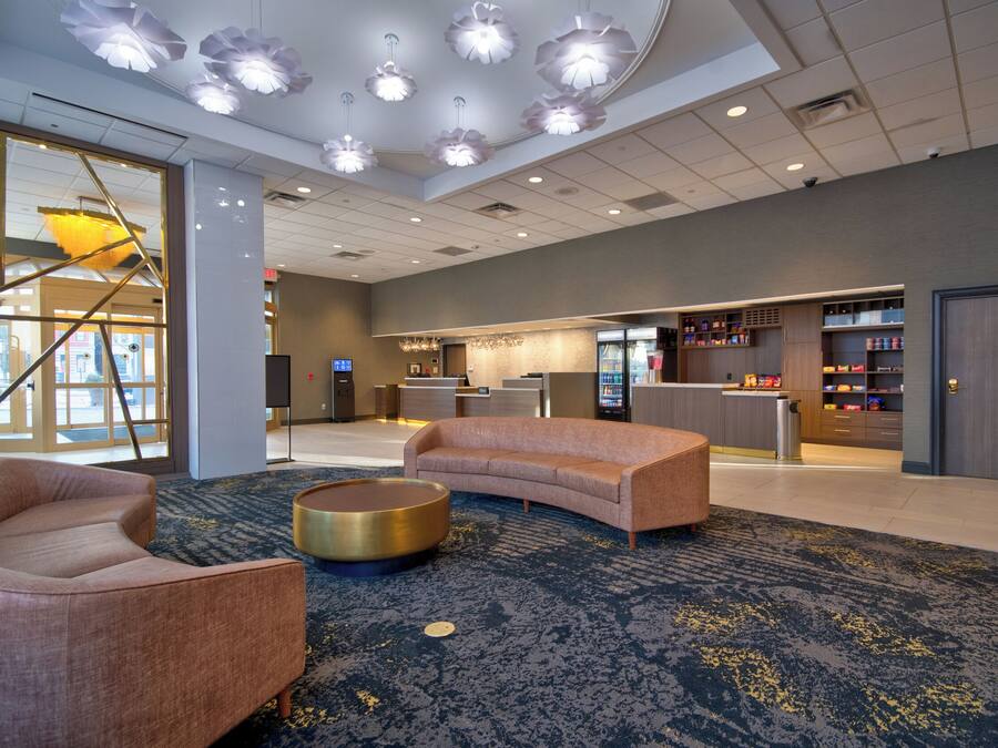 Lobby sitting area
