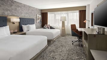 In-room safe, desk, laptop workspace, blackout drapes