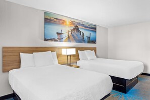 Room, 2 Double Beds, Accessible, Non Smoking (Mobility, Roll-In Shower) | Individually furnished, desk, iron/ironing board, rollaway beds - Days Inn by Wyndham Huntington (Huntington)