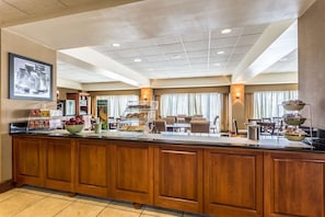 Free buffet breakfast