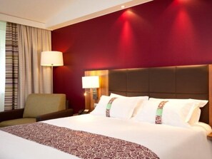 Free minibar items, in-room safe, desk, blackout curtains