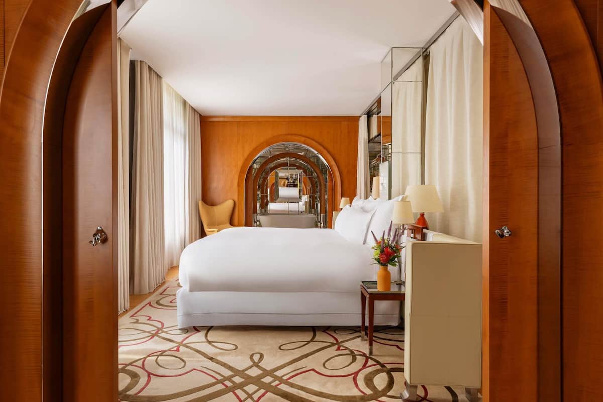 Signature Suite | Premium bedding, minibar, in-room safe, laptop workspace