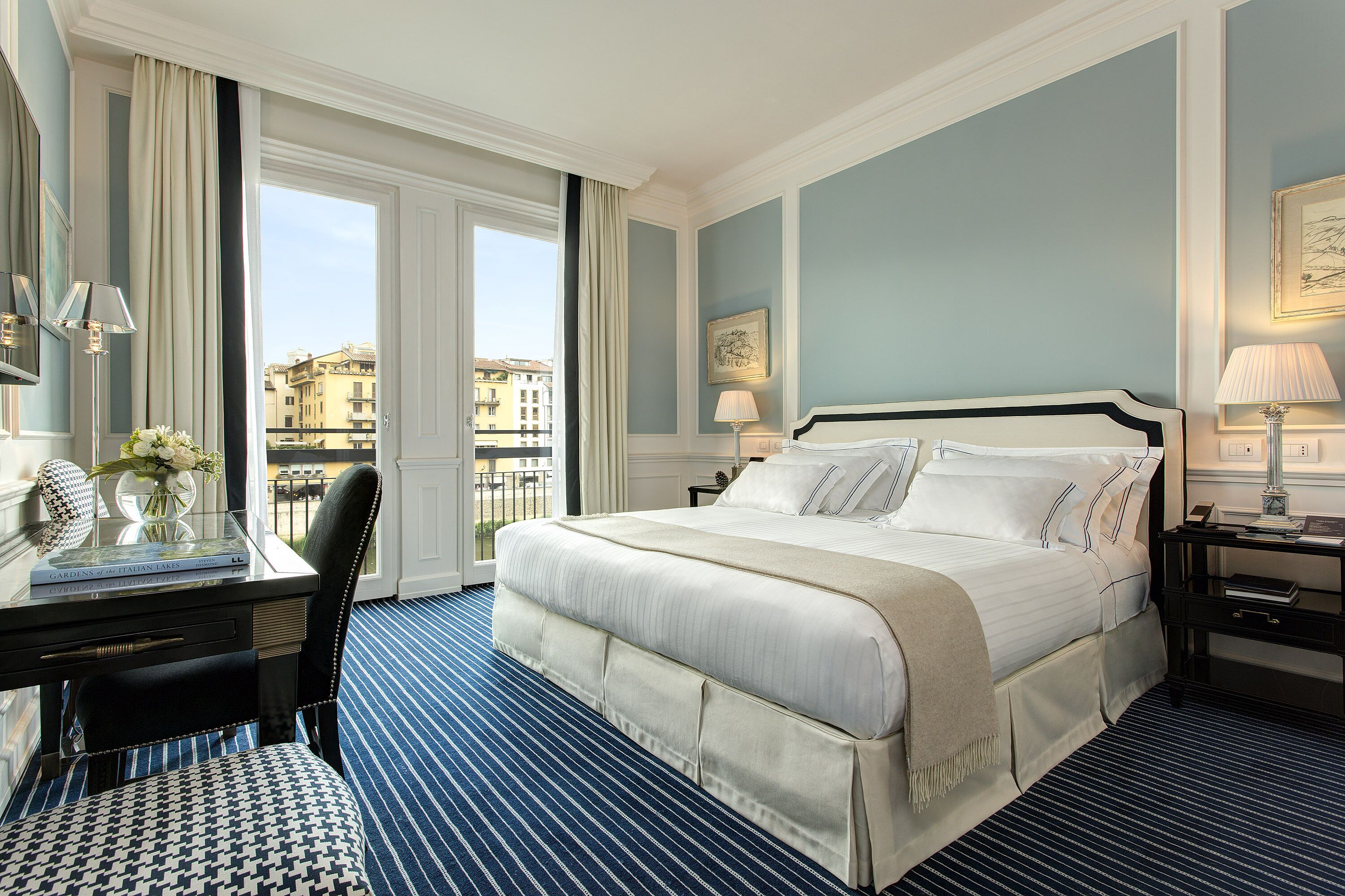 Deluxe Room, River View | Hypo-allergenic bedding, minibar, in-room safe, desk