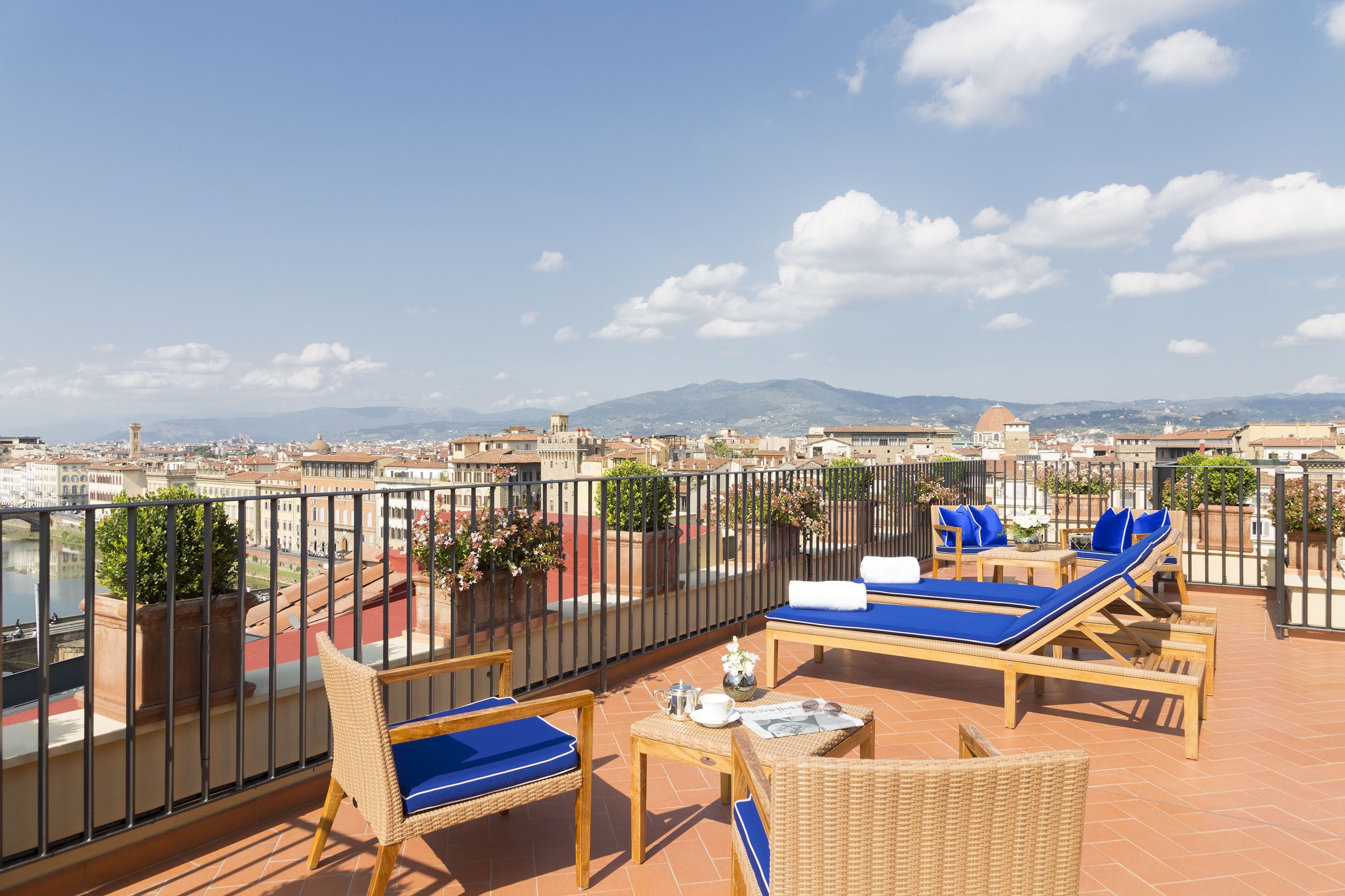 Panoramic-Suite, 2 Schlafzimmer, Terrasse, Flussblick | Ausblick vom Zimmer