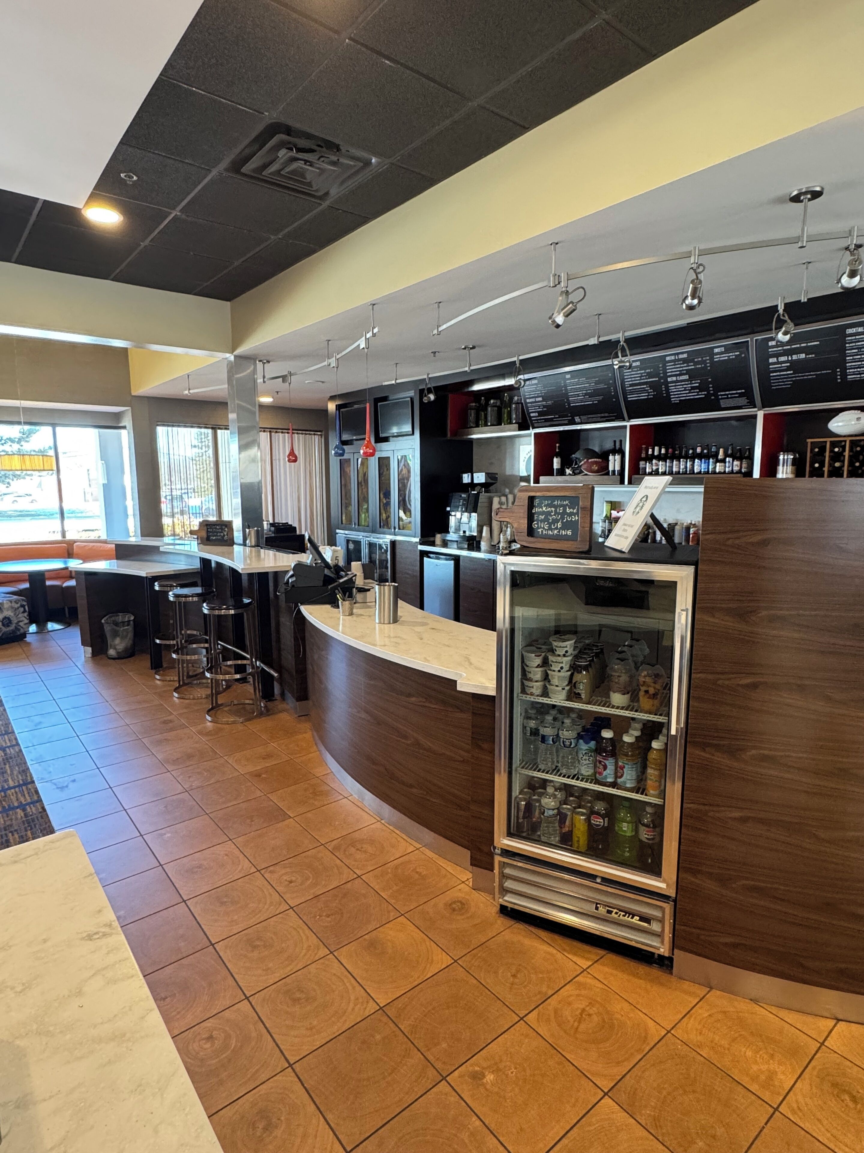 to-go breakfast for a fee on weekdays