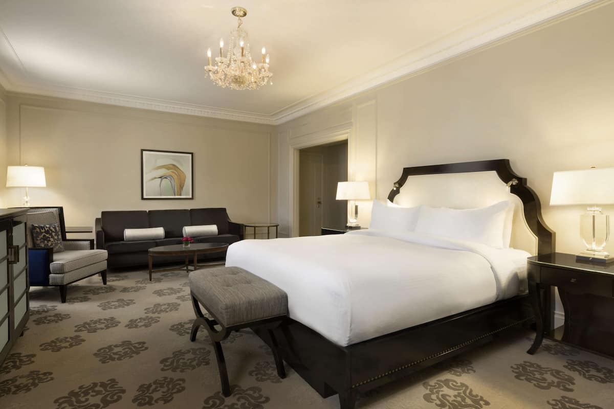 Junior Suite, 1 King Bed with Sofa bed | Premium bedding, down comforters, minibar, in-room safe
