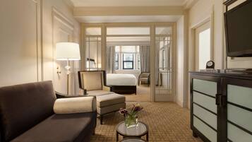 Premium bedding, down duvets, minibar, in-room safe