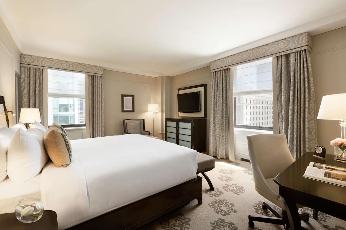 Premium bedding, down comforters, minibar, in-room safe