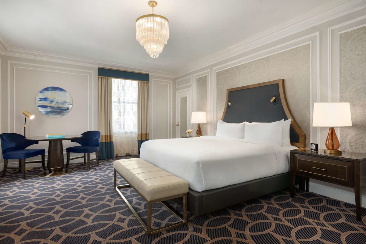 Premium bedding, down comforters, minibar, in-room safe