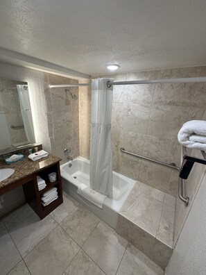 Room, 2 Queen Beds, Accessible, Non Smoking | Blackout drapes, iron/ironing board, cribs/infant beds, free WiFi