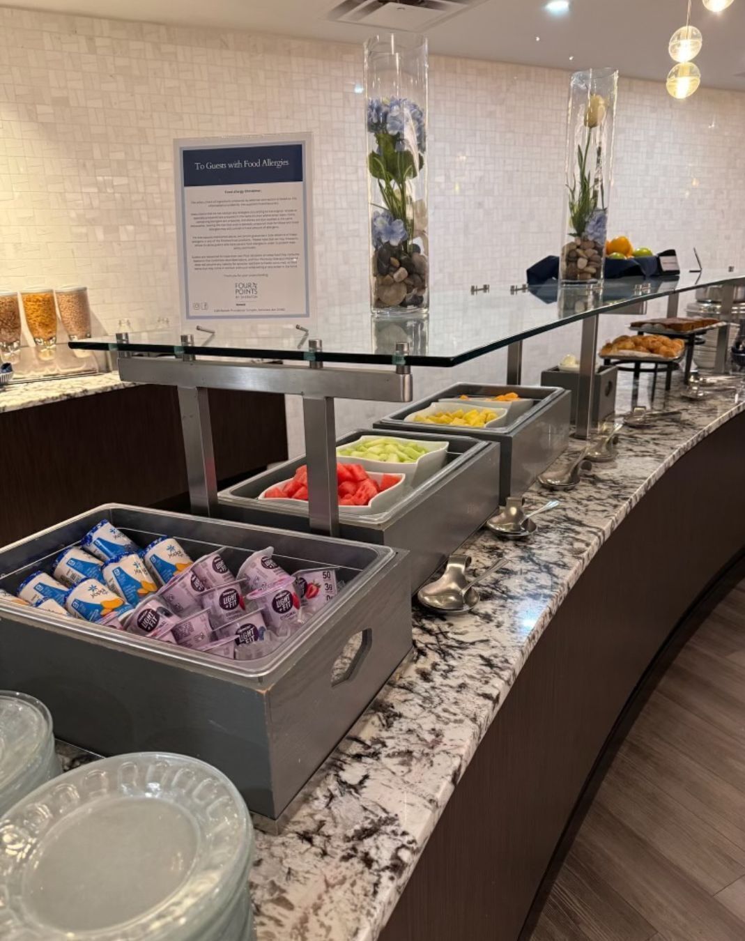 Morgenmadsbuffet hver dag mod et gebyr