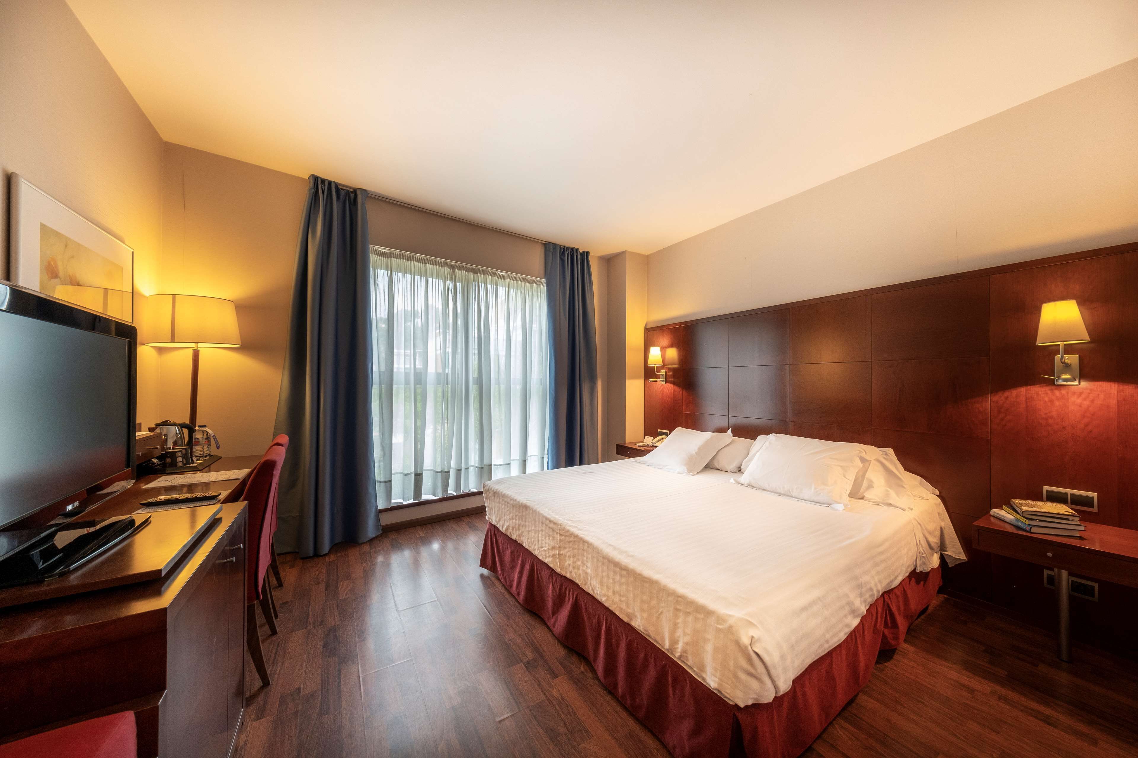 standard room, 1 queen bed, non smoking | minibar, in-room safe, desk, iron/ironing board