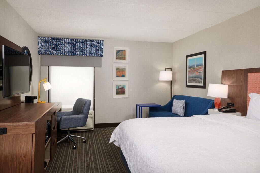 In-room safe, blackout drapes, iron/ironing board