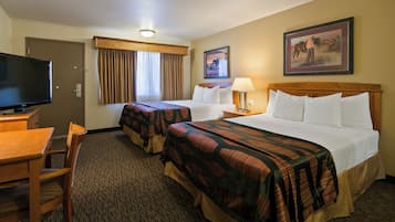 Standard Room, 2 Queen Beds, Accessible, Refrigerator & Microwave | Individually decorated, individually furnished, laptop workspace