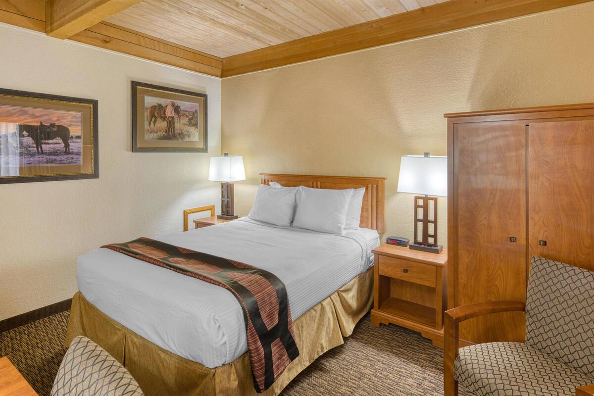 Standard Room, 1 Queen Bed, Non Smoking | Laptop workspace, iron/ironing board, cribs (free), WiFi (free)