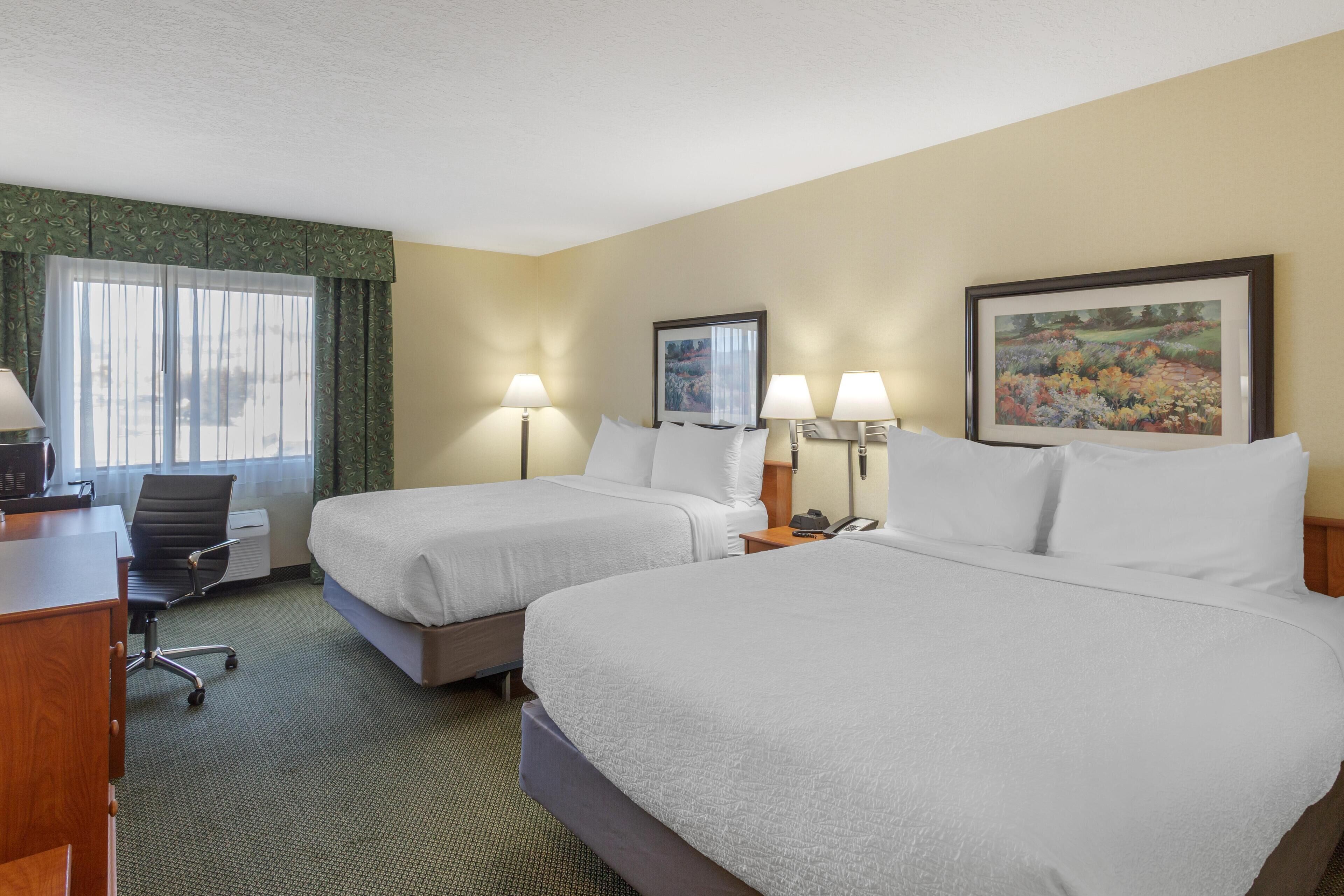 In-room safe, desk, laptop workspace, blackout curtains