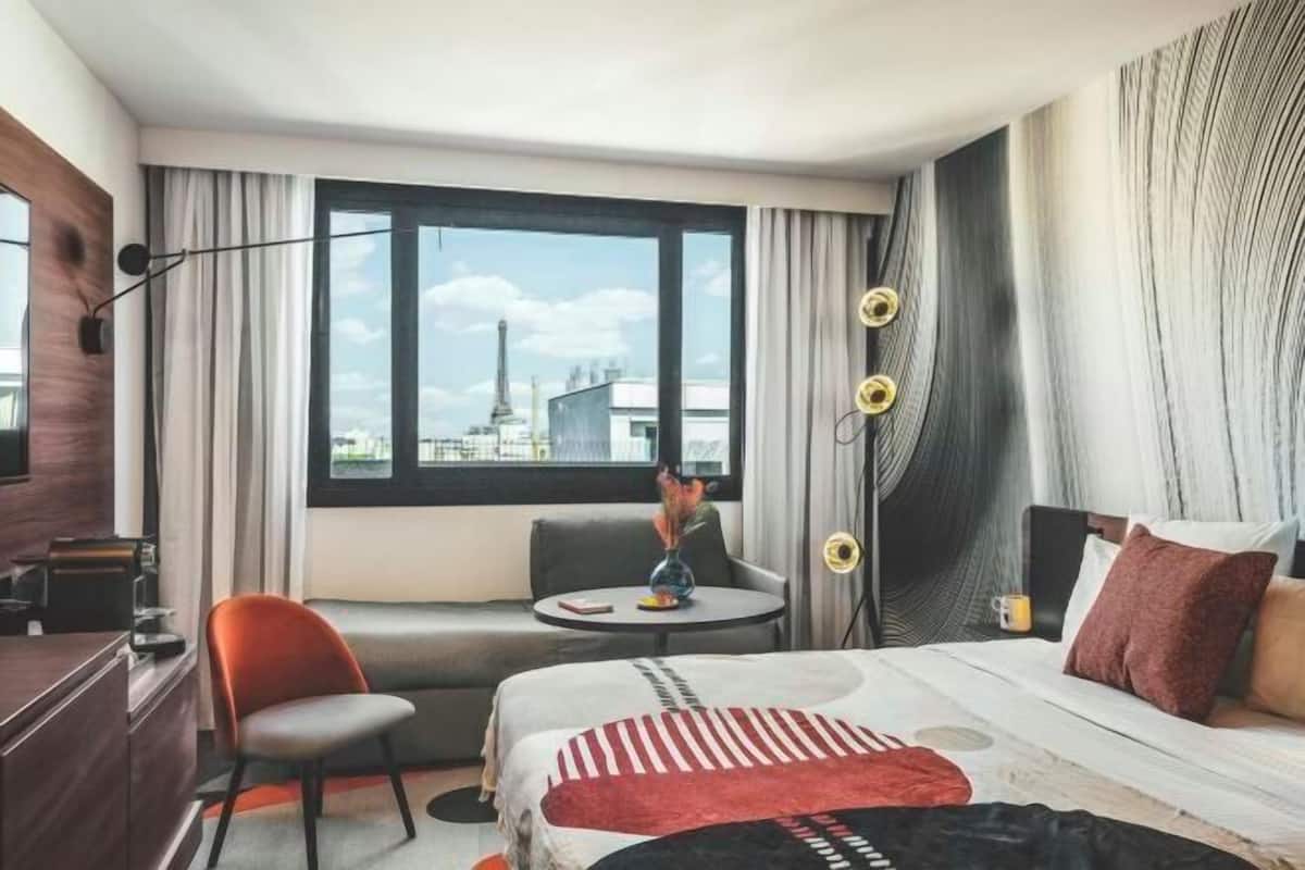 1 habitación y ropa de cama de alta calidad