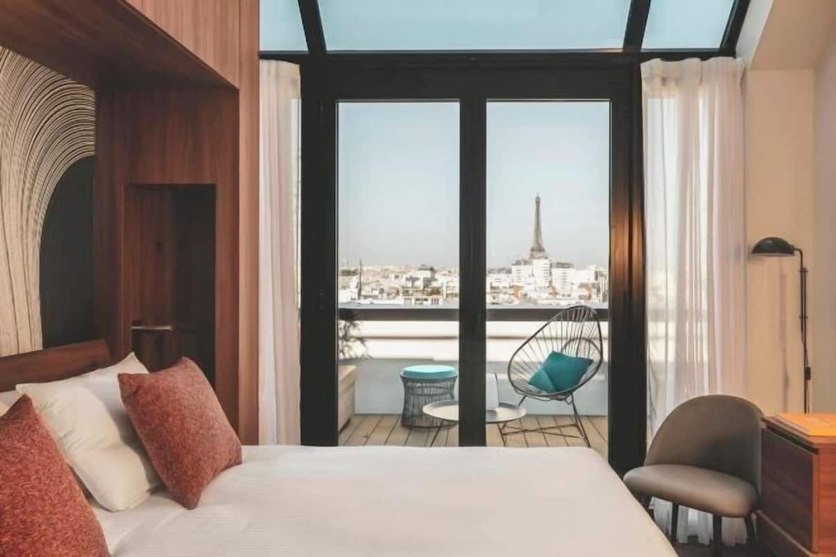 1 habitación y ropa de cama de alta calidad