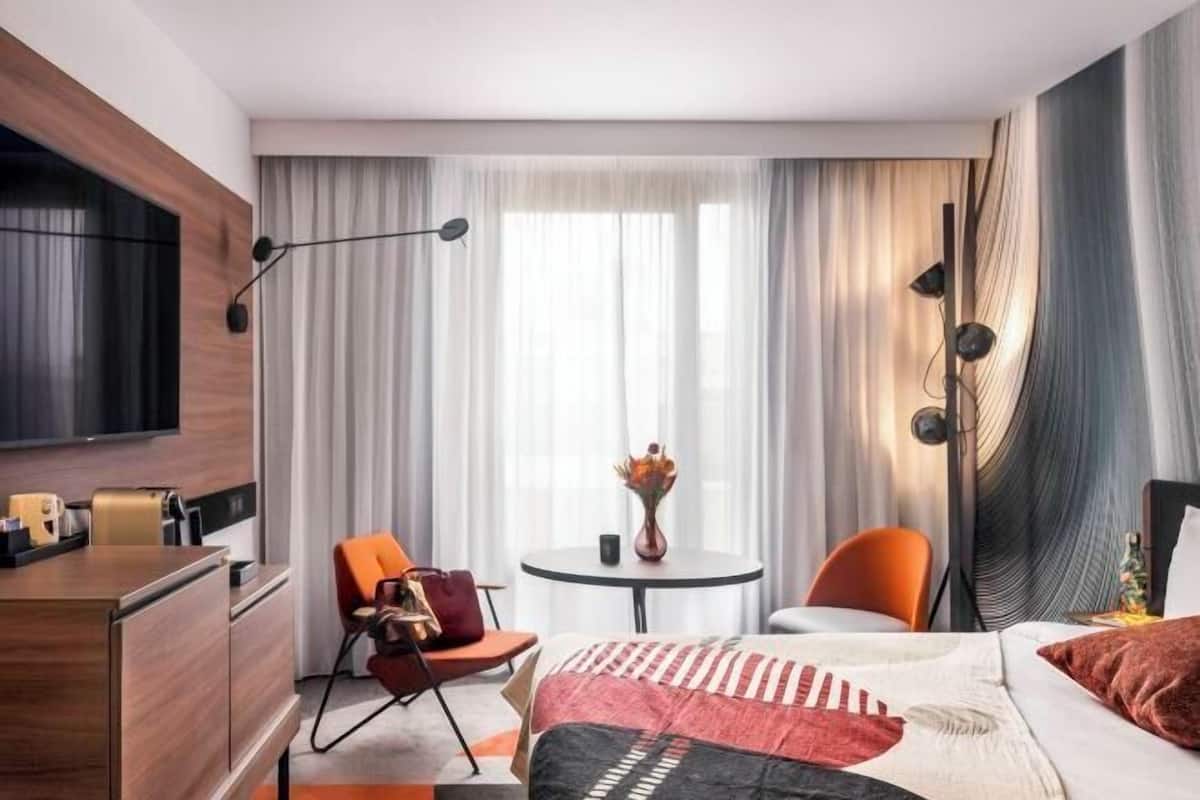 1 habitación y ropa de cama de alta calidad