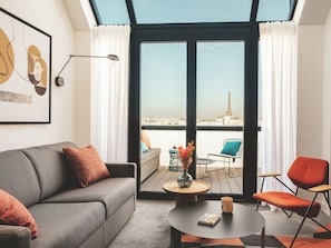 Suite Executive, 1 letto king | 1 camera, biancheria da letto di alta qualità, cassaforte in camera