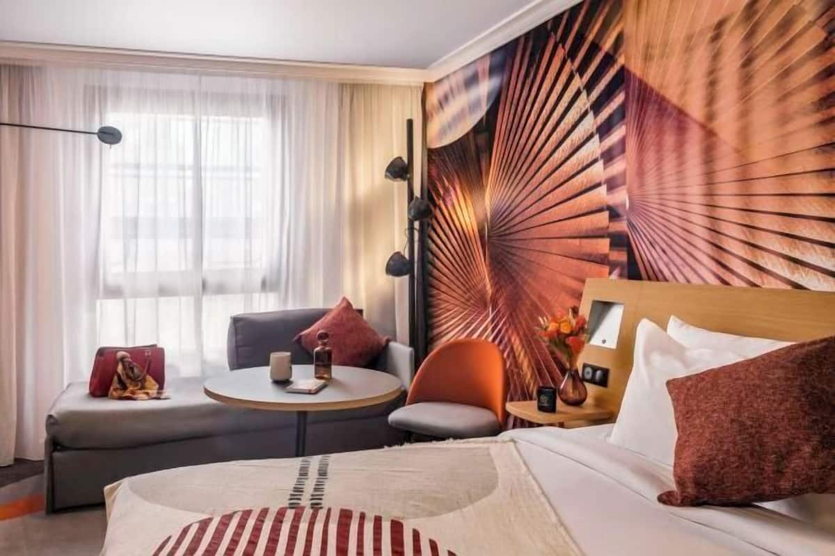 1 habitación y ropa de cama de alta calidad