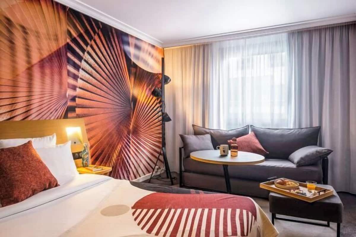 1 habitación y ropa de cama de alta calidad