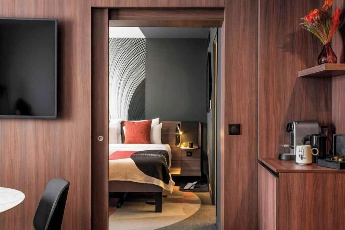 1 habitación y ropa de cama de alta calidad