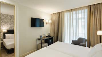 Minibar, in-room safe, blackout drapes, soundproofing