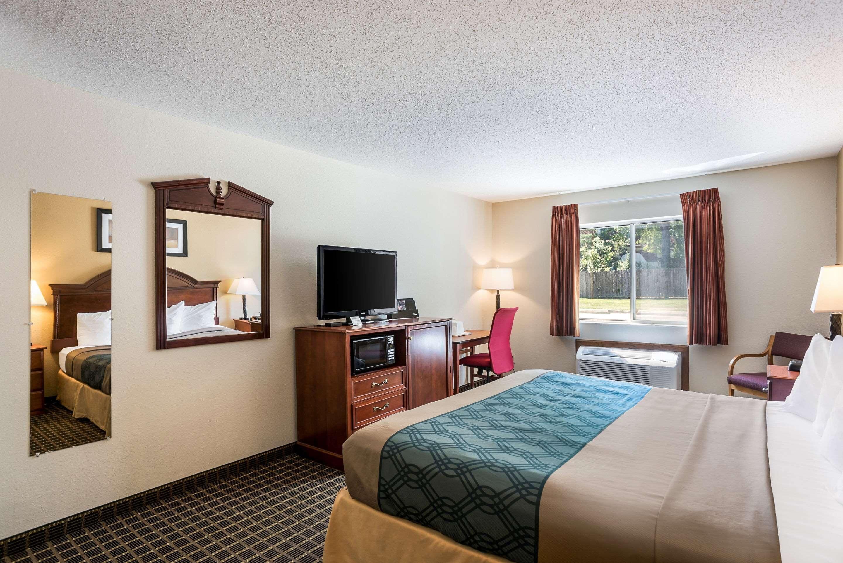 Desk, iron/ironing board, WiFi (free), alarm clocks