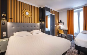 Tremannsrom – executive, flere senger | Allergitestet sengetøy, skrivebord, lydisolert og sengetøy