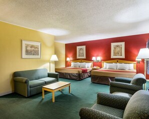 In-room safe, desk, iron/ironing board, rollaway beds