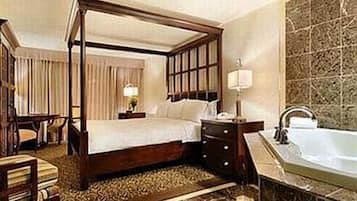 Premium bedding, pillowtop beds, in-room safe, desk