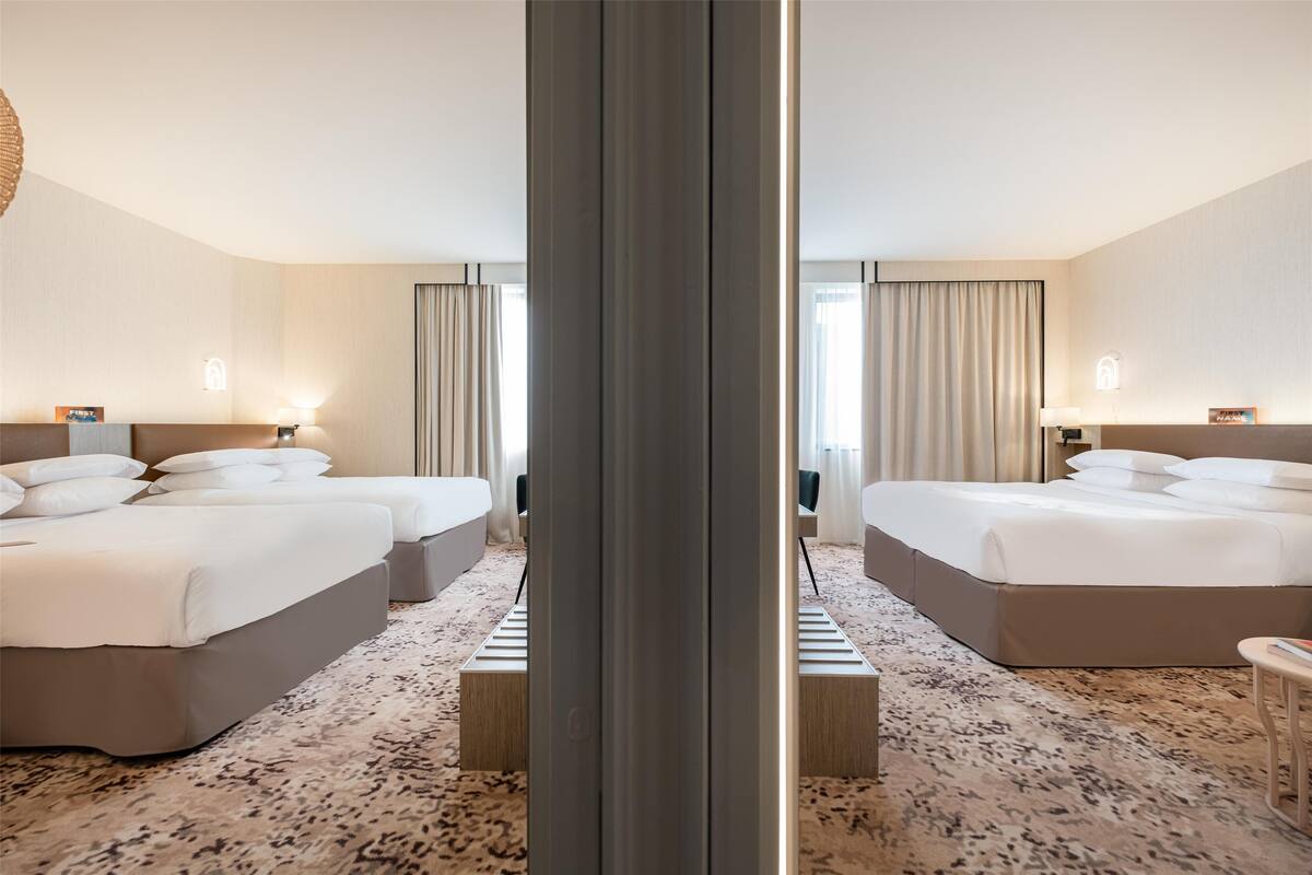 premium bedding, pillow-top beds, in-room safe, desk