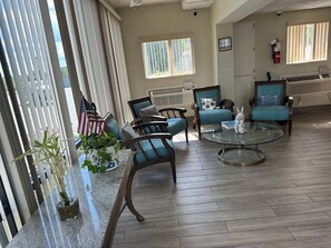 Lobby sitting area
