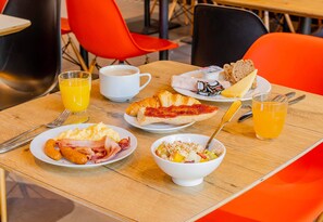 Daily buffet breakfast (EUR 12 per person)