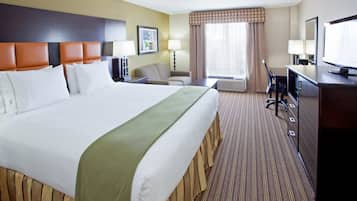 In-room safe, desk, laptop workspace, iron/ironing board