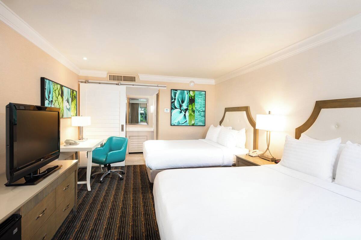 In-room safe, desk, blackout drapes, iron/ironing board
