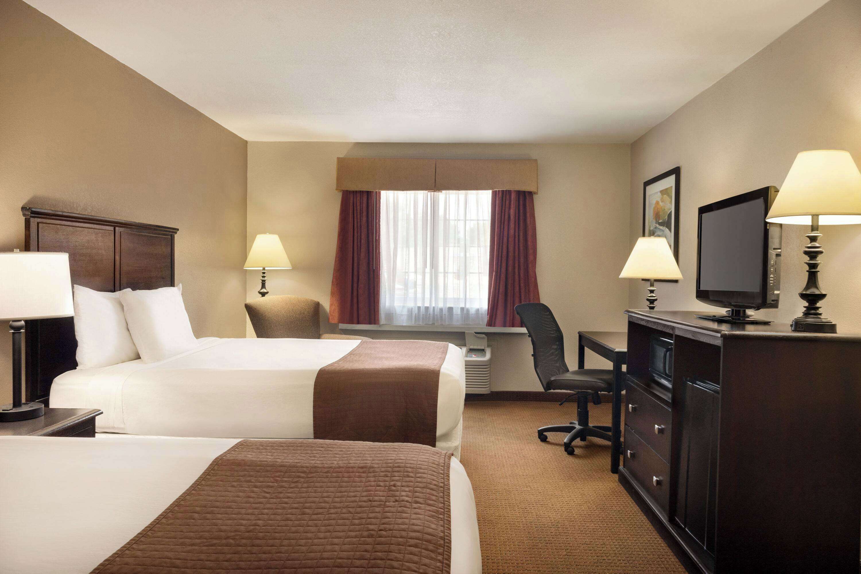 Room, 2 Queen Beds, Accessible, Non Smoking | Premium bedding, desk, iron/ironing board, free WiFi